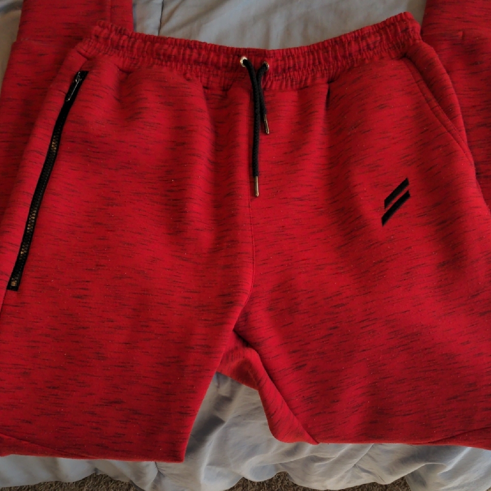 DOYOUEVEN Red Athletic Men's Joggers
